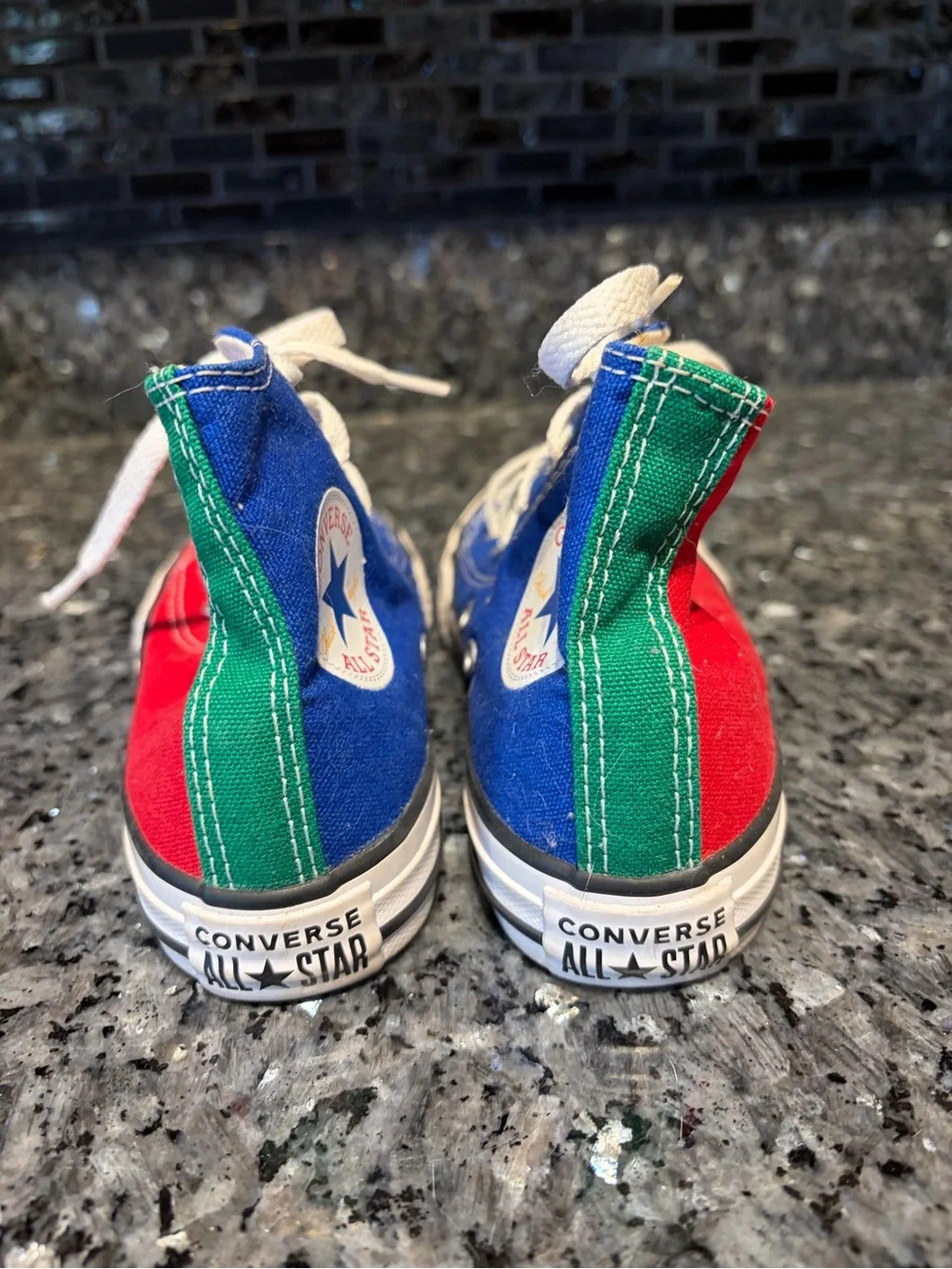Converse Youth Toddler Color Block Bold Primary Color High Top Sneakers 12